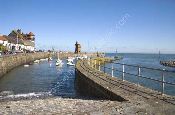 Lynmouth harbour entrance