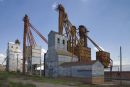 Old disused grain elevators