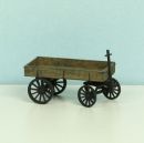 Four wheel trolley with sides