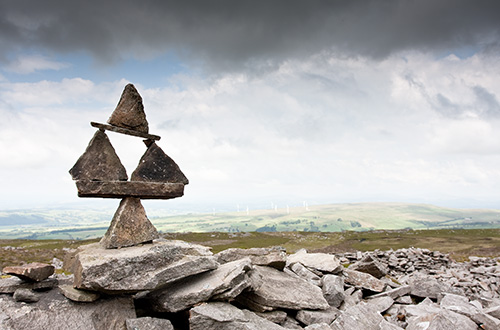 Triangular stack