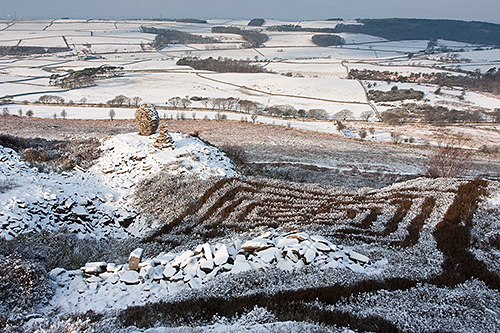 Snow Meander Cairn