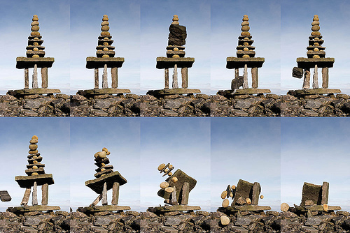 Pagoda Stack Collapse