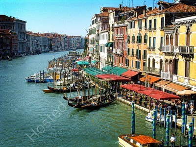 The Grand Canal from the Rialto Bridge