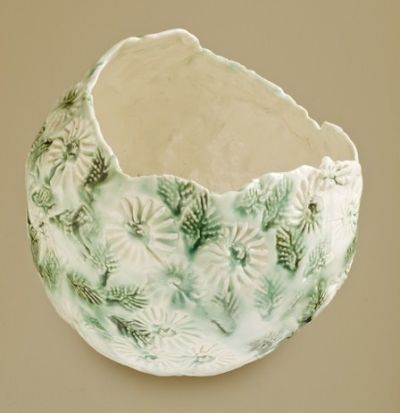 Ceramic flower bowl by Helen Bailes