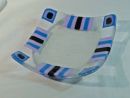 Square blue dish