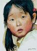 Head of Japanese Girl (oil)