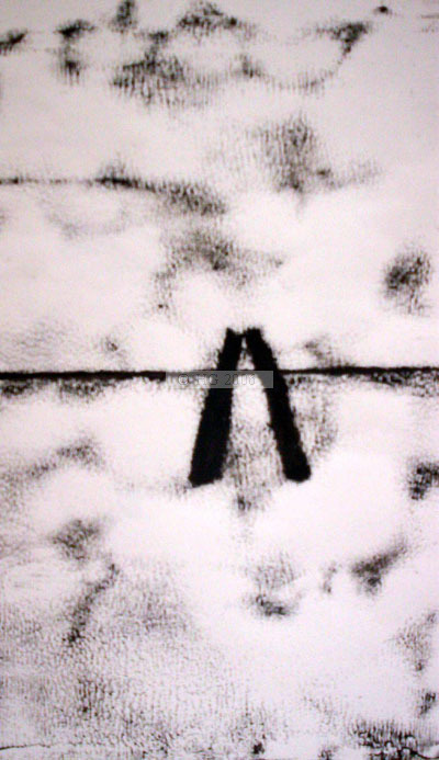 Duet I 14x25cm monoprint