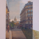hg472 Paris II mixed media on board 40x40cm 2009