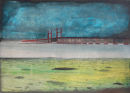 hg476 Severn Bridge Bristol 50x70cm mix med on canvas 2009