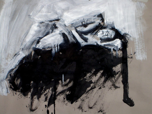 'Georgia No.3'. Ink and Acrylic on Paper.