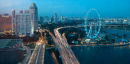 Singapore Flyer by night