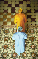 Priests, Caodai Great Temple, Tay Ninh