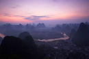 Dawn Over Yangshuo, Guangxi, China