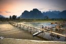 Sunset, Vang Vieng, Laos