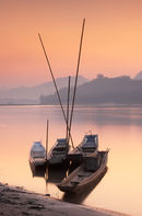 Mekong River At Sunset, Luang Prabang