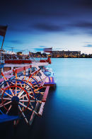 Boats At Dusk, Riga