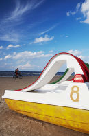 Pedalo On Jurmala Beach, Riga