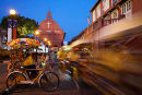 Trishaw Blur, Town Square, Melaka