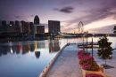Marina Promenade At Dawn