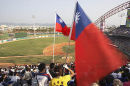 Taiwan Flag At Baseball Game, Taichung