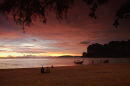 Sunset On Railay Beach