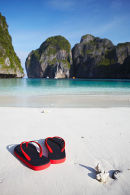 Flip Flops on "The Beach", Ko Phi Phi Leh