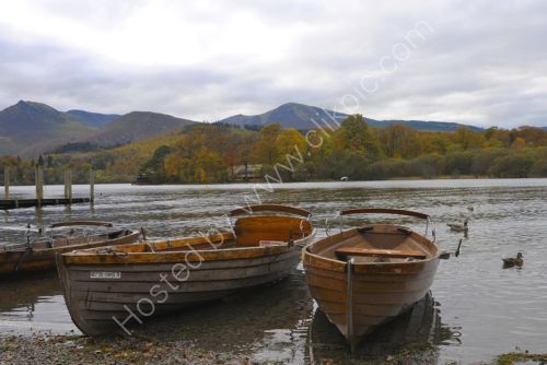 Boats at Keswick Cumbria