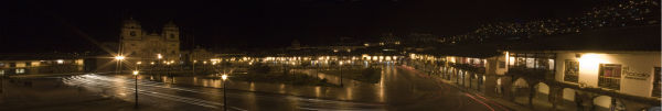 Cusco Main Square (Night), Peru