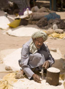 Salt Seller, Market Scene, Morocco