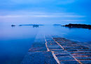 Blue Morning at Bordeaux Harbour