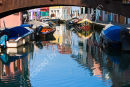 Burano Under the Bridge Reflections