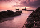 Pink Sunset at Corbiere