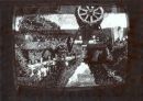 'Pursued by the Red Baron III', 2006, 21cm x 30cm, Black Biro