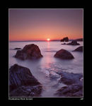 THURLESTONE-ROCK-SUNSET