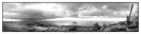 1138 North Berwick from Law B&W 1200 x 297