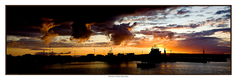 Sunset over Mallaig