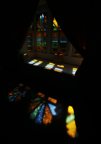 stained floor
