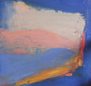 Heading.  Oil on board. 40 x 40 cm