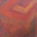 Rust-enclosure. Oil on board.  40 x 40 cm.