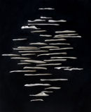 Embedded shards. Porcelain Wall piece. SOLD