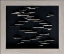 Embedded wavelets.Framed wall piece SOLD
