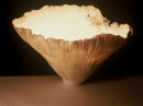 Carved, Flared Pot