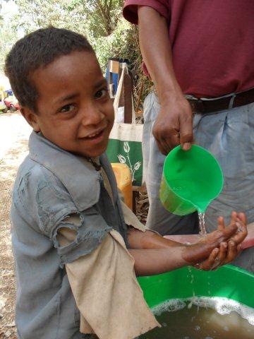 handwashing at snacktime