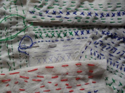 sewing done by Grade 1