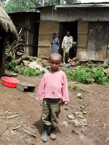 school pupil at home in Dib Bahir