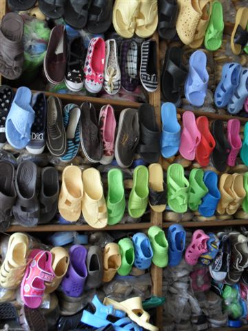 the range of shoes available