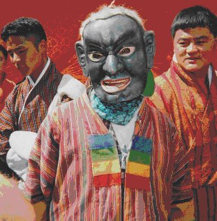 Thimphu festival clothes