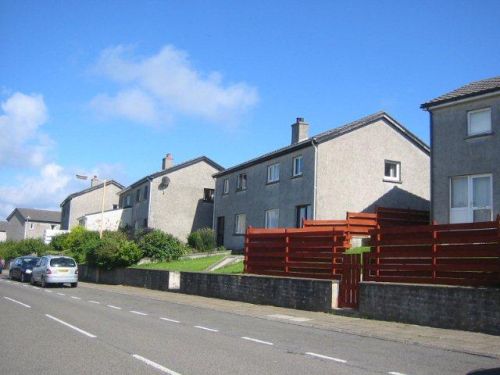 my home (1967-71): Kirkwall, Orkney (centre house)