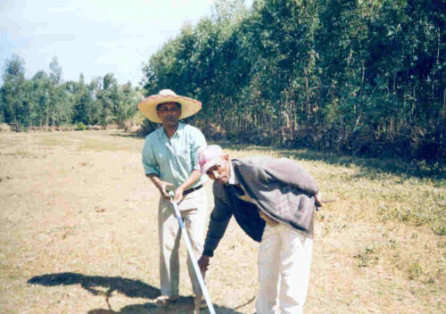 measuring the position of the first classroom
