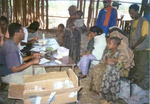 medical check-ups for the registered schoolchildren and their families